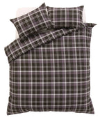 OLIVIA ROCCO Check Pattern Duvet Set Cotton Rich With Pillowcases OEKO - TEX Certified - Joe’s Haven