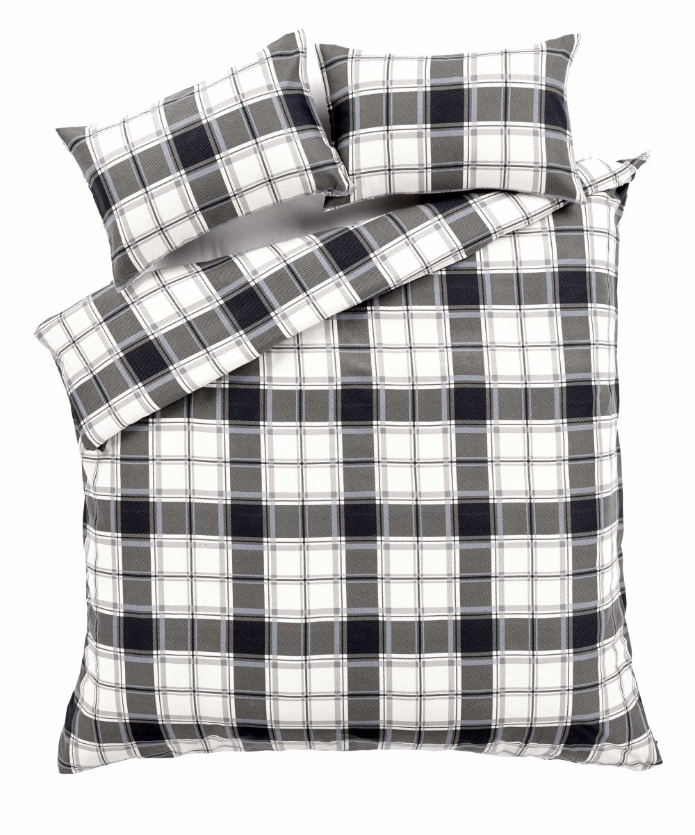 OLIVIA ROCCO Duvet Set Highland Tartan Brushed Cotton Flannel Super Soft OEKO - TEX - Joe’s Haven