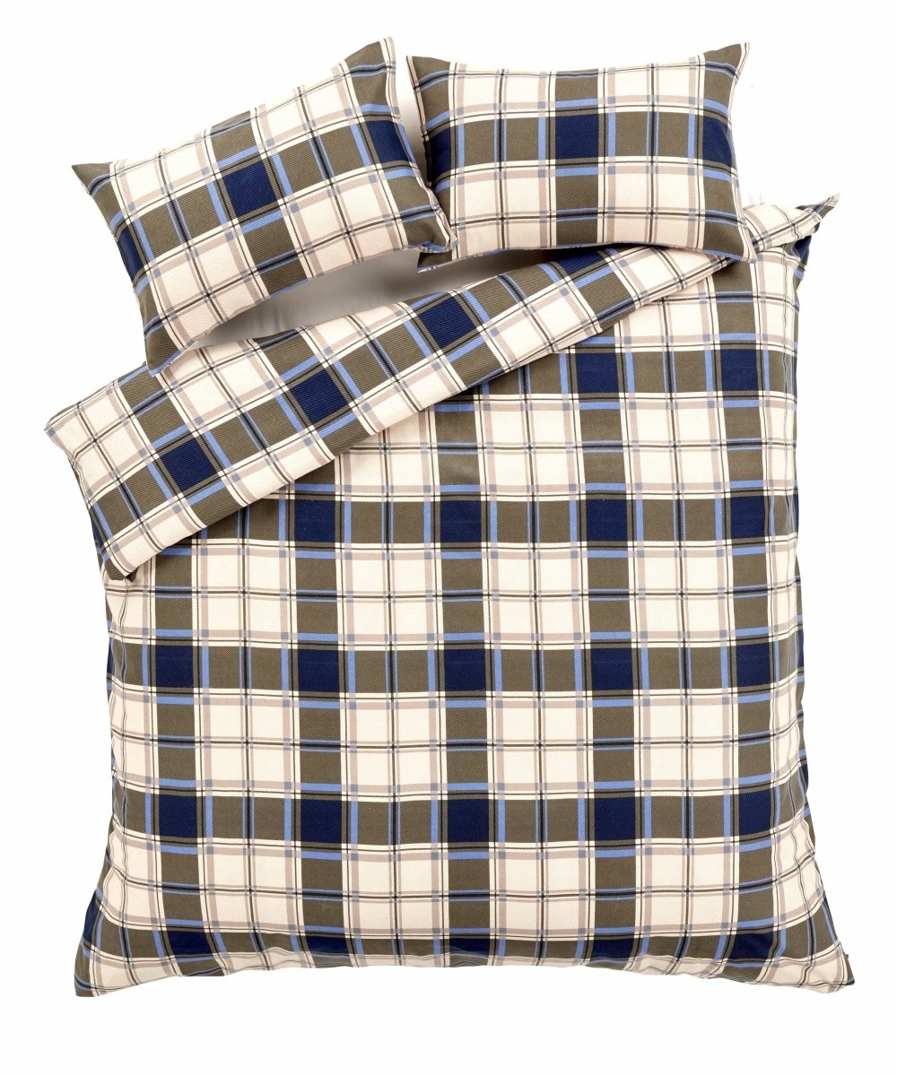 OLIVIA ROCCO Duvet Set Highland Tartan Brushed Cotton Flannel Super Soft OEKO - TEX - Joe’s Haven