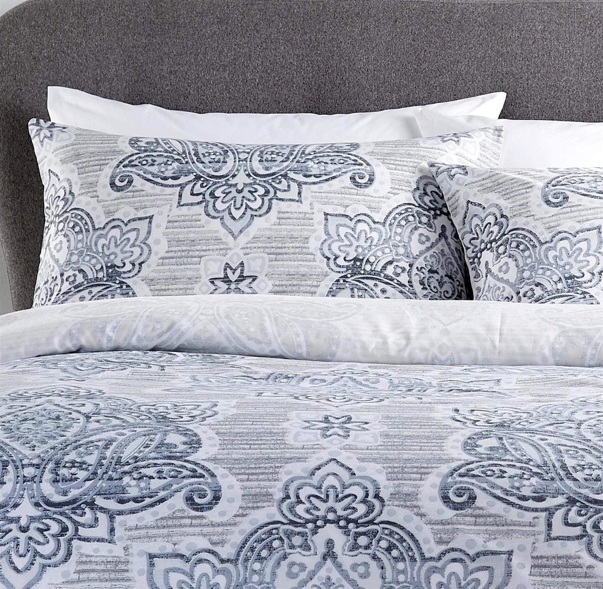 OLIVIA ROCCO Empire Duvet Set Reversible Luxurious Premium Cotton Rich Hotel - Quality Super Soft Finish - Joe’s Haven