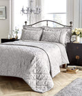 OLIVIA ROCCO Savoy Hand Woven Jacquard Cotton Quilt Cover Duvet Sets OEKO TEX Certified - Joe’s Haven