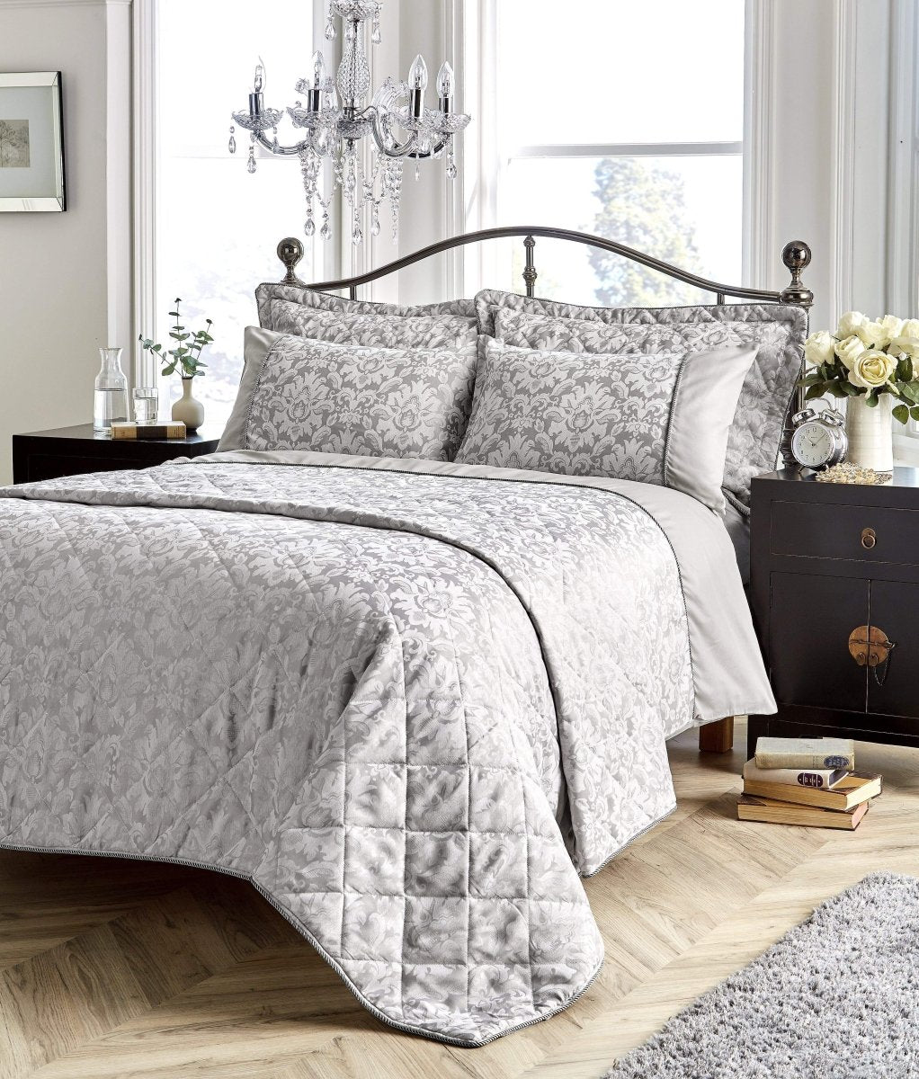 OLIVIA ROCCO Savoy Hand Woven Jacquard Cotton Quilt Cover Duvet Sets OEKO TEX Certified - Joe’s Haven