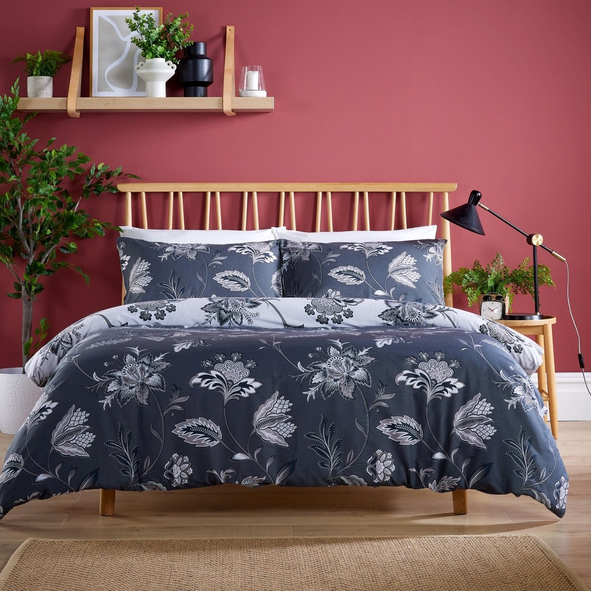 OLIVIA ROCCO Shimla Duvet Cover Set Easy Care Reversible Quilt Cover With Pillowcases - Joe’s Haven