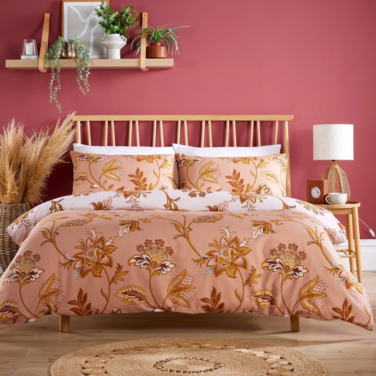 OLIVIA ROCCO Shimla Duvet Cover Set Easy Care Reversible Quilt Cover With Pillowcases - Joe’s Haven