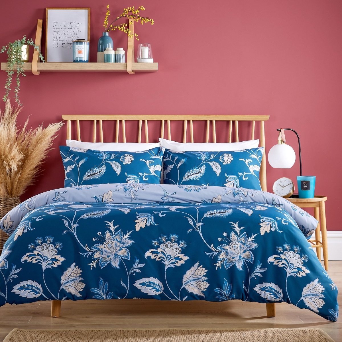 OLIVIA ROCCO Shimla Duvet Cover Set Easy Care Reversible Quilt Cover With Pillowcases - Joe’s Haven