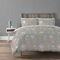OLIVIA ROCCO Meadow Grey Printed Duvet Cover Set With Pillow Cases Super Soft Easy Care - Joe’s Haven