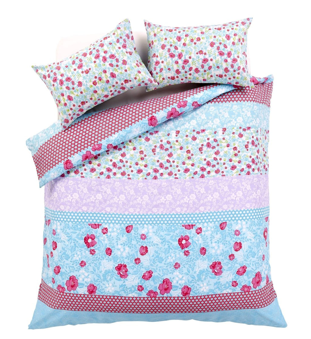 OLIVIA ROCCO Chelsea Floral Duvet Set Cotton - Rich Bedding In Single for Everyday Luxury Hotel - Style - Joe’s Haven