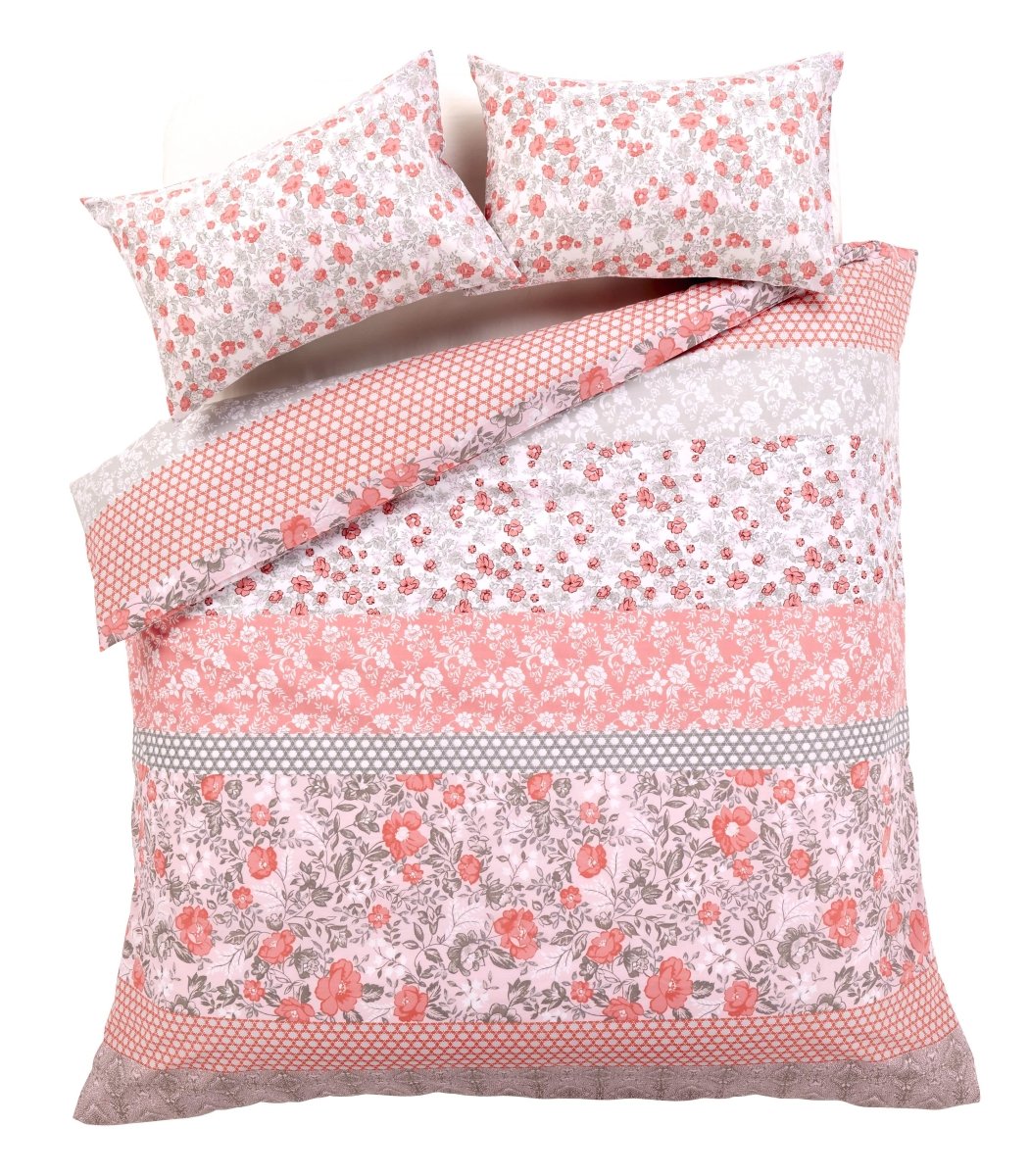 OLIVIA ROCCO Chelsea Floral Duvet Set Cotton - Rich Bedding In Single for Everyday Luxury Hotel - Style - Joe’s Haven