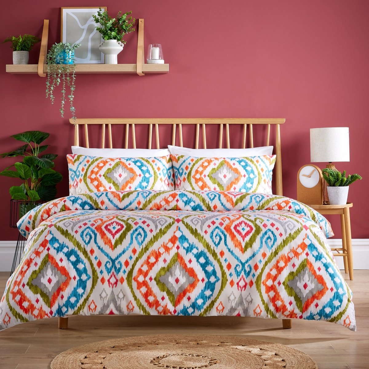 OLIVIA ROCCO Duvet Cover Set Peru - Inspired Ultra - Soft Cotton Blend With Pillowcases - Joe’s Haven