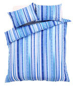 OLIVIA ROCCO Duvet Set Maine Stripe Cotton Rich Luxury Striped Design Single Double King - Joe’s Haven