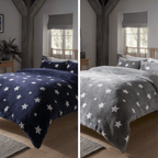 OLIVIA ROCCO Reversible Teddy Duvet Cover Set Super Soft Faux Fur Bedding For Winter - Joe’s Haven