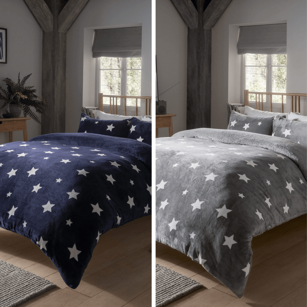 OLIVIA ROCCO Reversible Teddy Duvet Cover Set Super Soft Faux Fur Bedding For Winter - Joe’s Haven