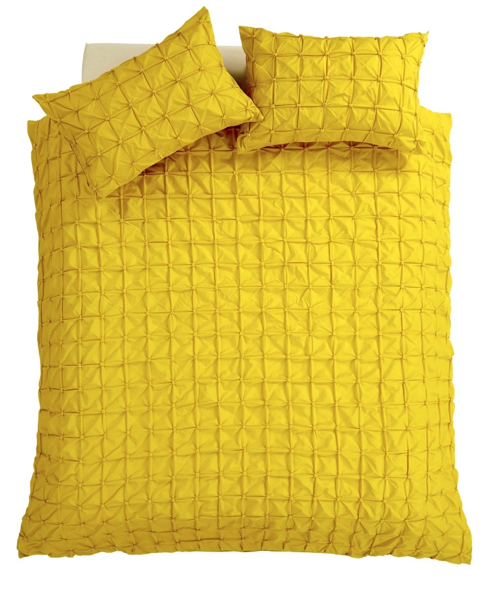 OLIVIA ROCCO Seville Duvet Set Cotton - Rich Luxury With Handmade Pintuck Detailing - Joe’s Haven