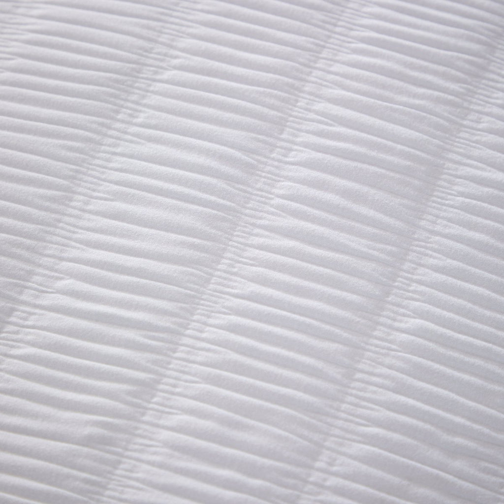 OLIVIA ROCCO Belgravia White Microfibre Duvet Cover Set With Pillowcases Soft Easy Care - Joe’s Haven