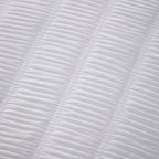 OLIVIA ROCCO Belgravia White Microfibre Duvet Cover Set With Pillowcases Soft Easy Care - Joe’s Haven