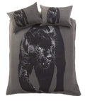 OLIVIA ROCCO Black Panther 3D Photo Panel Duvet Set Cotton Rich Soft Durable OEKO TEX - Joe’s Haven