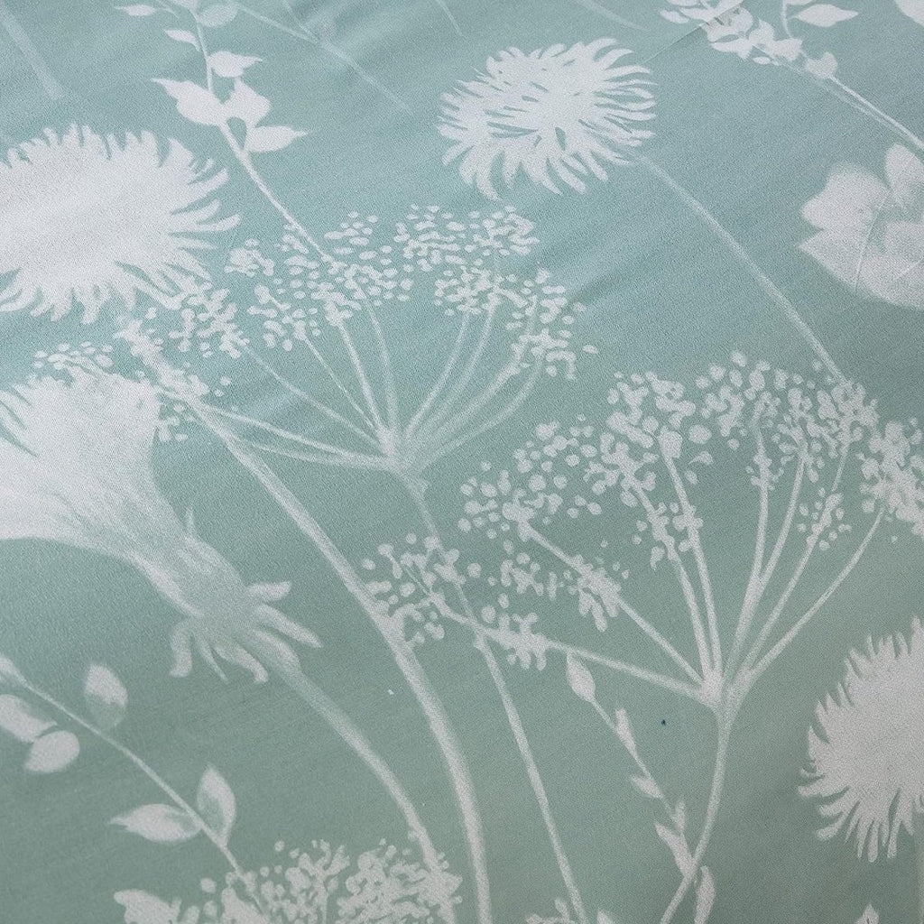 OLIVIA ROCCO Duvet Cover Set Meadow Sage Green Printed Reversible Quilted Easy Care - Joe’s Haven