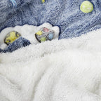 OLIVIA ROCCO Glow In The Dark Teddy Fleece Duvet Set For Kids Winter Warm Cosy Bedding - Joe’s Haven