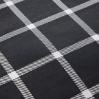 OLIVIA ROCCO Grey Check Reversible Duvet Cover Set Breathable Microfibre Easy Care - Joe’s Haven