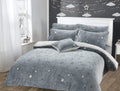 OLIVIA ROCCO Magical Stars Glow In The Dark Teddy Fleece Kids Duvet Set Ultra Soft - Joe’s Haven