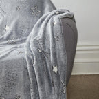 OLIVIA ROCCO Magical Stars Glow In The Dark Teddy Fleece Kids Duvet Set Ultra Soft - Joe’s Haven