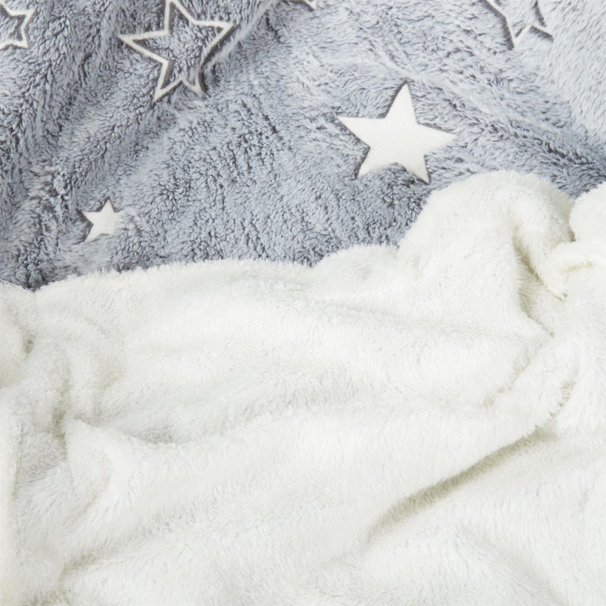 OLIVIA ROCCO Magical Stars Glow In The Dark Teddy Fleece Kids Duvet Set Ultra Soft - Joe’s Haven