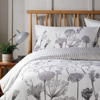 OLIVIA ROCCO Meadow Grey Reversible Duvet Cover Set With Pillowcases Breathable Microfibre for Everyday Luxury Hotel - Style - Joe’s Haven