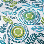 OLIVIA ROCCO Opulence Teal Printed Reversible Duvet Cover Set With Button Closure Single - Joe’s Haven