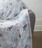 OLIVIA ROCCO Outer Space Glow In The Dark Teddy Fleece Duvet Set For Children for Easy - Care Everyday Luxury - Joe’s Haven