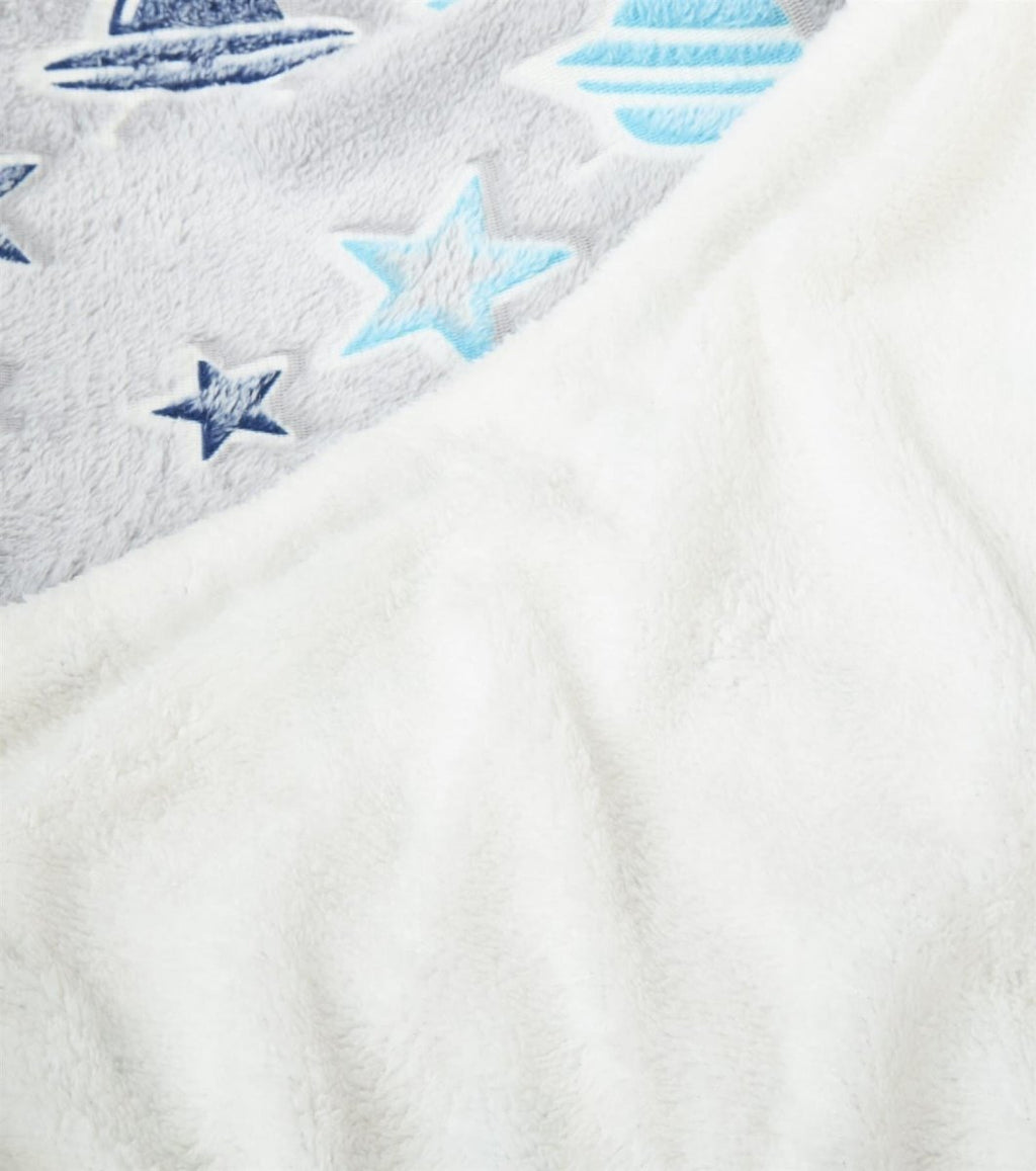 OLIVIA ROCCO Outer Space Glow In The Dark Teddy Fleece Duvet Set For Children for Easy - Care Everyday Luxury - Joe’s Haven