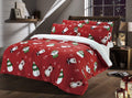 OLIVIA ROCCO Reversible Teddy Fleece Duvet Set With Snow White Faux Fur For Single Double - Joe’s Haven