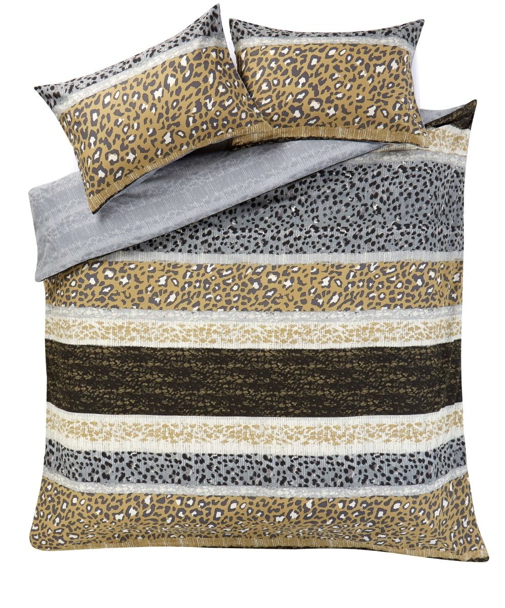 OLIVIA ROCCO Safari Print Cotton Rich Duvet Set Wildlife Jungle Design for Easy - Care Everyday Luxury - Joe’s Haven