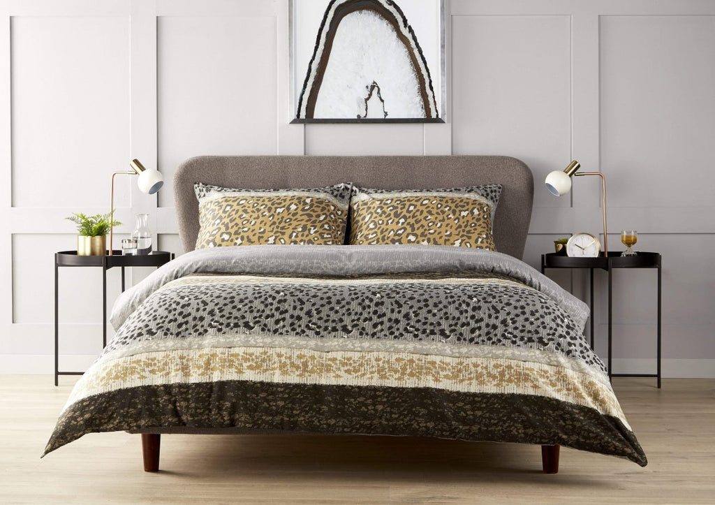 OLIVIA ROCCO Safari Print Cotton Rich Duvet Set Wildlife Jungle Design for Easy - Care Everyday Luxury - Joe’s Haven