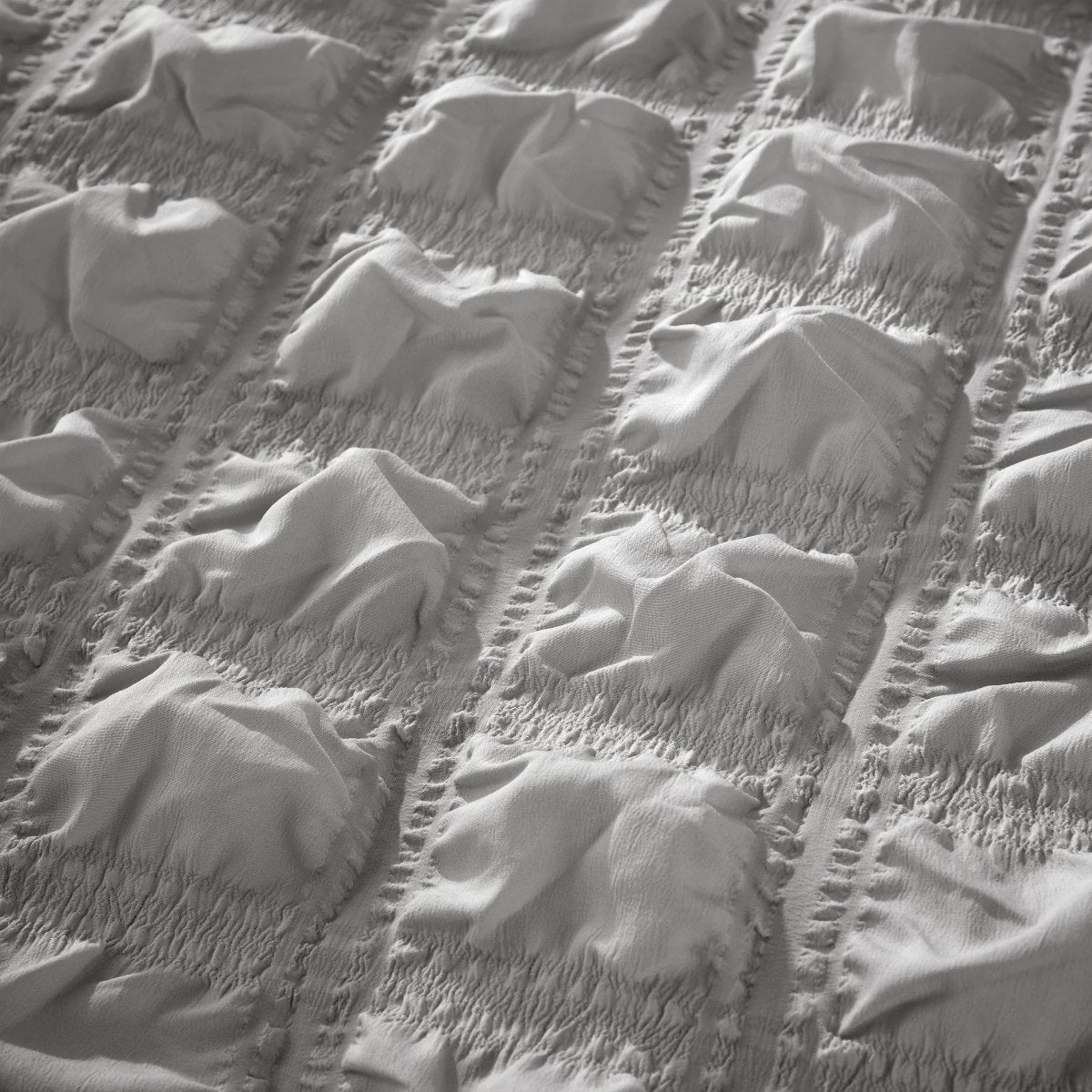 OLIVIA ROCCO Soho Grey Microfibre Duvet Cover Set With Pillowcases Quilted Super Soft - Joe’s Haven
