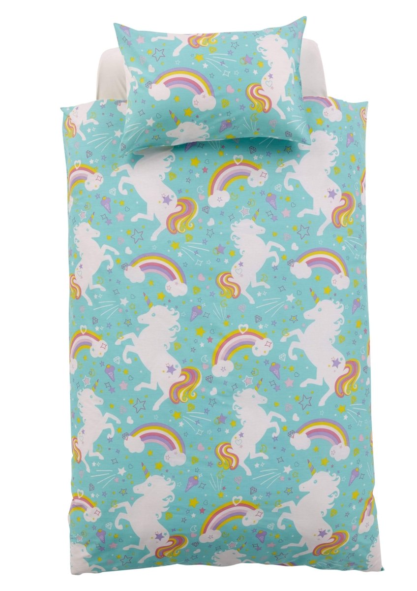 OLIVIA ROCCO Unicorn Duvet Cover Set For Kids Cotton - Rich OEKO - TEX Certified Whimsical - Joe’s Haven