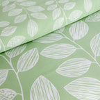 OLIVIA ROCCO Leaf Print Reversible Cotton Rich Duvet Cover Set With Pillowcases Black Bedroom Refresh Easy - Care Comfort - Joe’s Haven