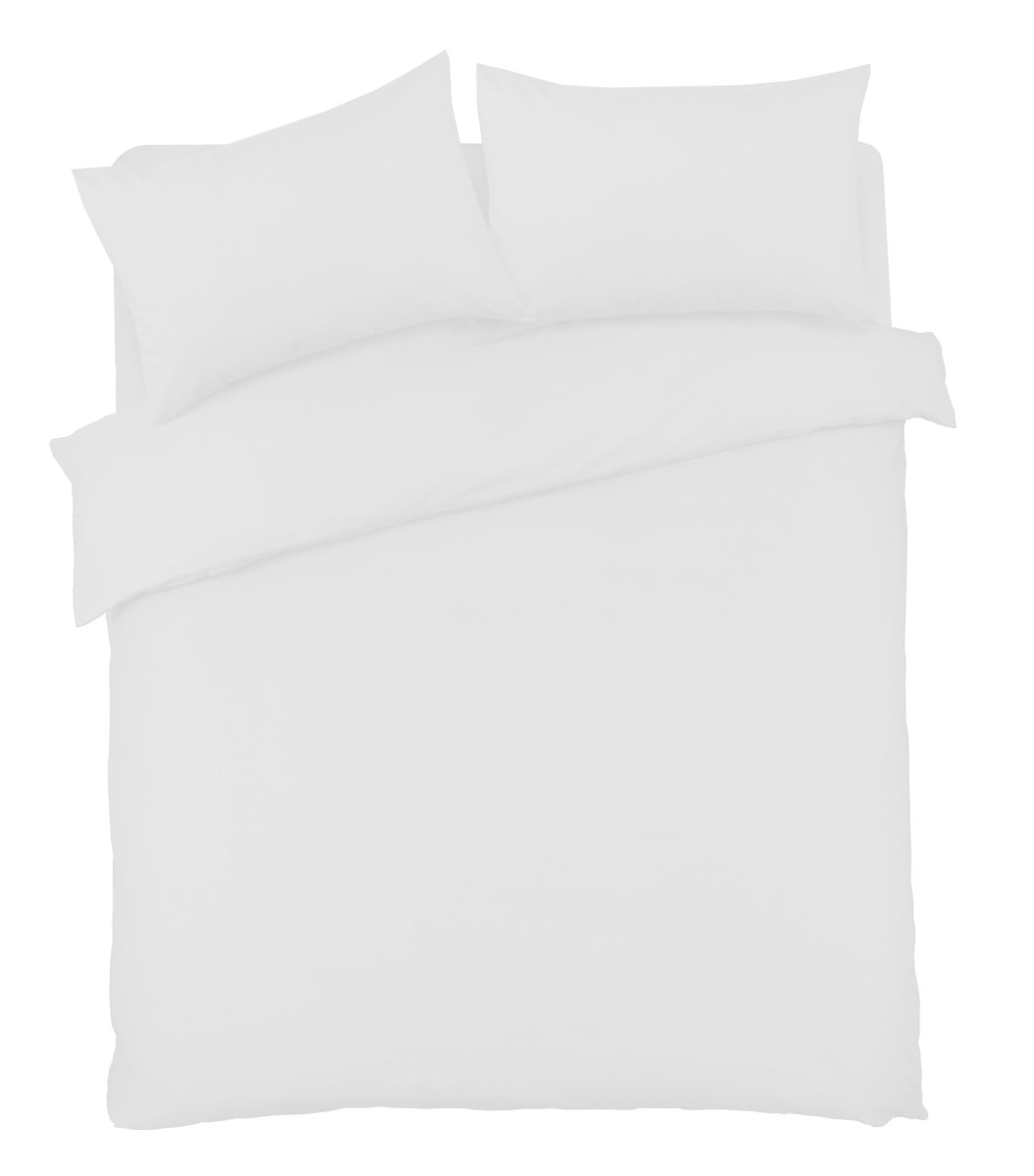 OLIVIA ROCCO Basics Luxury Cotton-Rich Duvet Set Soft Durable Bedding In Single Hotel-Quality Easy-Care Bedroom - Joe’s Haven