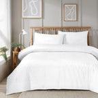 OLIVIA ROCCO Duvet Set With Zipper Closure Easy Care Plain Dye Luxurious Super Soft Bed - Joe’s Haven