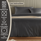OLIVIA ROCCO Monaco Seersucker Duvet Cover Set Grey And White With Pillowcases For Single - Joe’s Haven