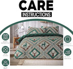 OLIVIA ROCCO Stag Printed Reversible Polycotton Duvet Cover Set Easy Care Single Double - Joe’s Haven