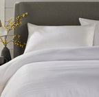 OLIVIA ROCCO Stripe Jacquard Reversible Cotton Blend Duvet Cover Set With Pillowcases - Joe’s Haven