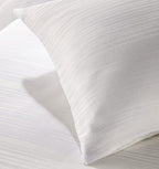 OLIVIA ROCCO Stripe Jacquard Reversible Cotton Blend Duvet Cover Set With Pillowcases - Joe’s Haven