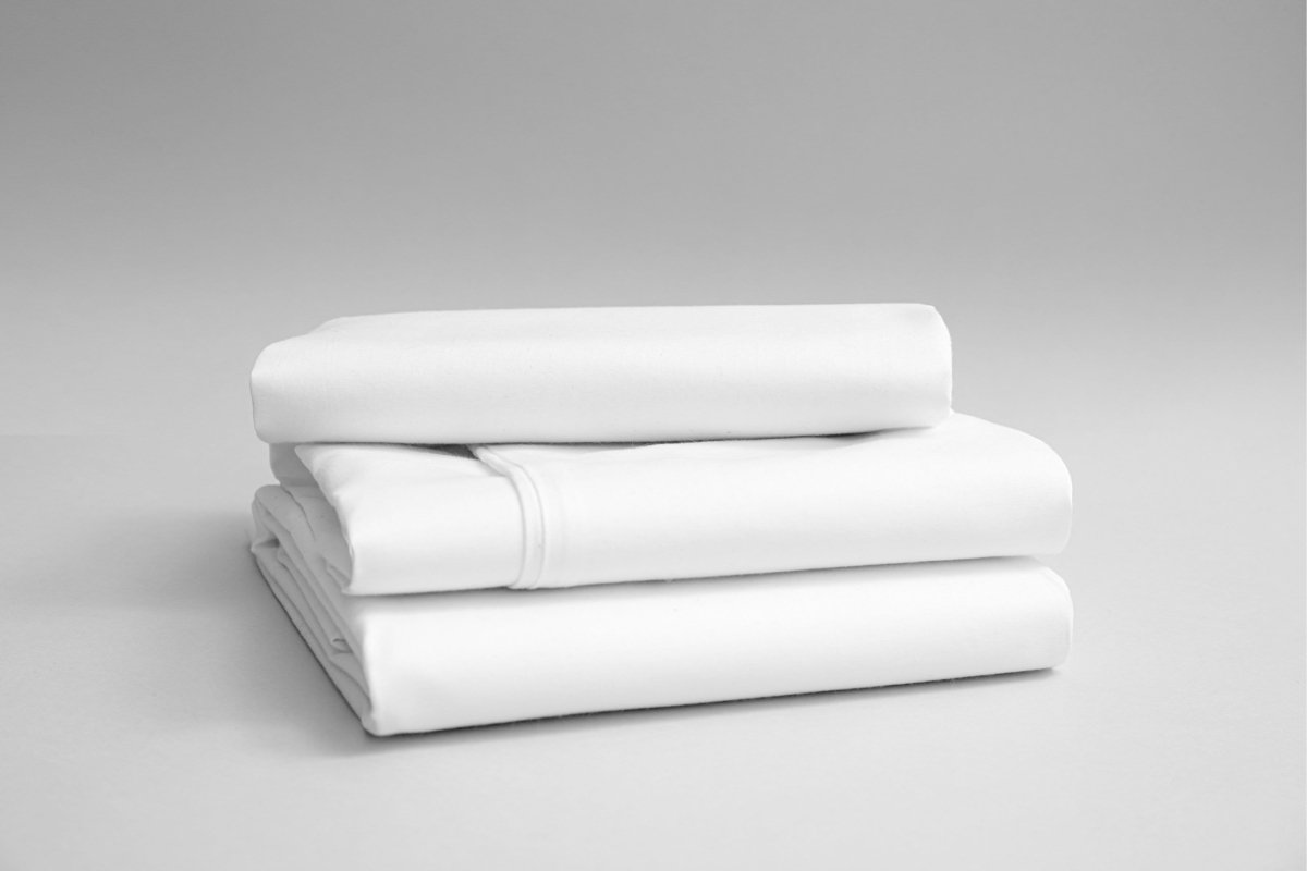 OLIVIA ROCCO Basics Flat Sheet Cotton Linen Blend Soft Luxurious Bedding In Multiple - Joe’s Haven