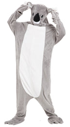 OLIVIA ROCCO Oversized Koala Wearable Blanket Hoodie In Soft Fleece With Sleeves Hooded