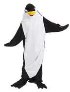 OLIVIA ROCCO Oversized Penguin Wearable Blanket Hoodie Fleece With Sleeves One Size - Joe’s Haven