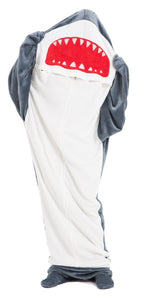OLIVIA ROCCO Oversized Shark Wearable Blanket Hoodie Fleece With Sleeves Ultra Soft - Joe’s Haven
