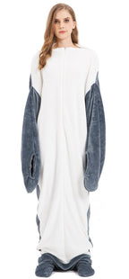 OLIVIA ROCCO Oversized Shark Wearable Blanket Hoodie Fleece With Sleeves Ultra Soft - Joe’s Haven