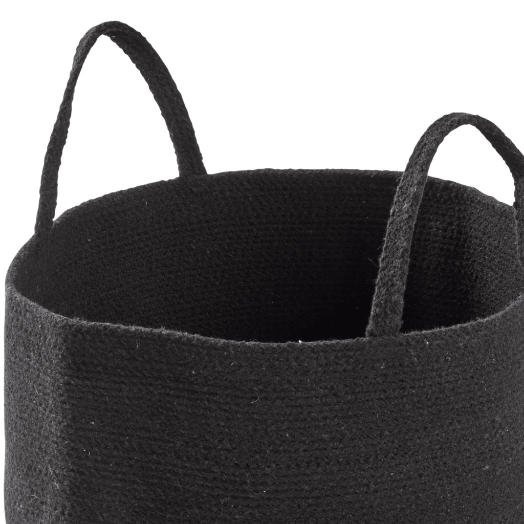 OLIVIA ROCCO Large Woven Cotton Laundry Basket With Handles Durable Rope Storage Bin - Joe’s Haven