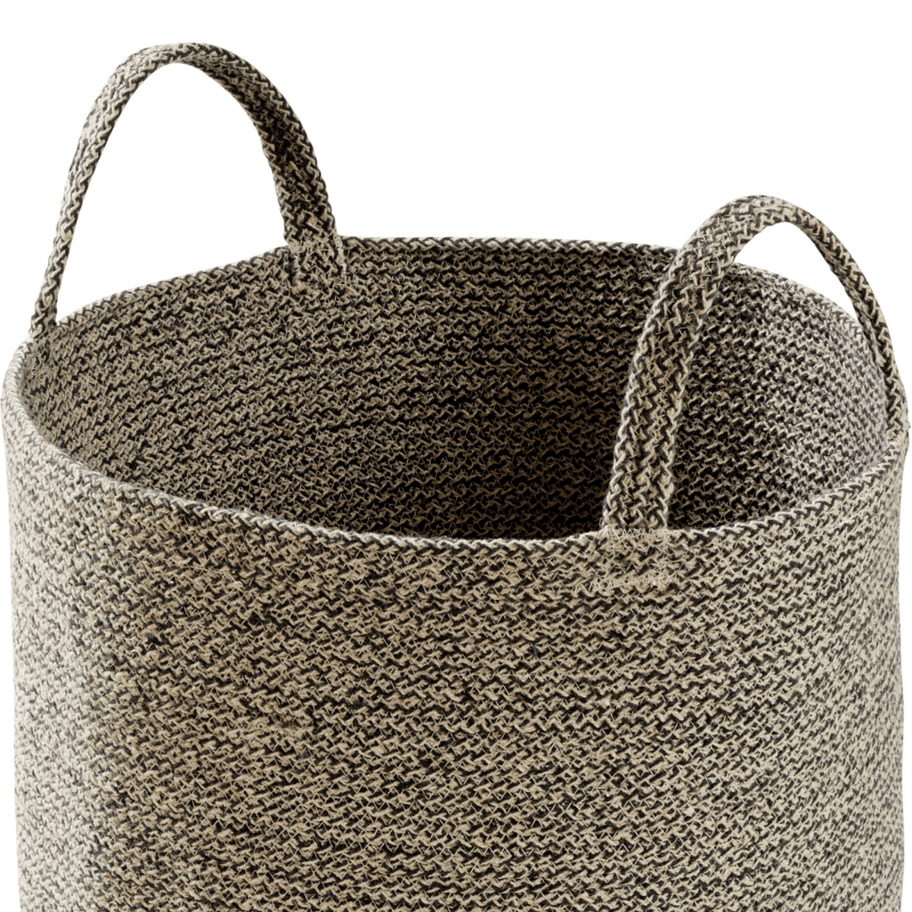 OLIVIA ROCCO Large Woven Cotton Laundry Basket With Handles Durable Rope Storage Bin - Joe’s Haven