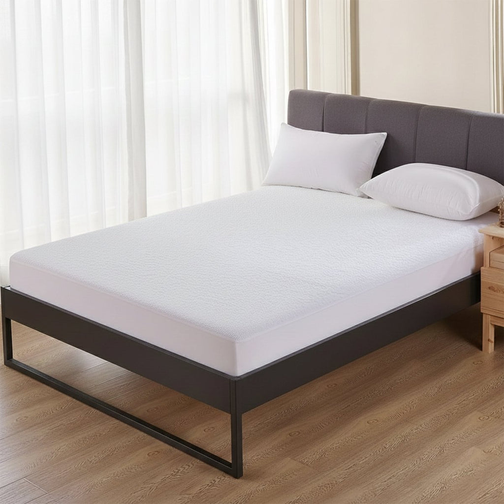 OLIVIA ROCCO Waterproof Terry Towel Mattress Protector With Deep Skirt Highly Absorbent - Joe’s Haven